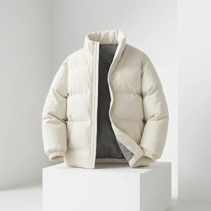 Desmond | Men's Puffer Jacket Diamond Quilting High Collar