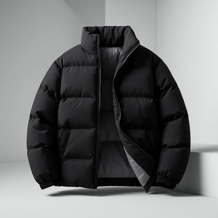 Desmond | Men's Puffer Jacket Diamond Quilting High Collar