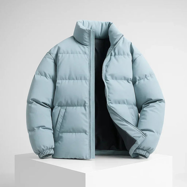 Desmond | Men's Puffer Jacket Diamond Quilting High Collar