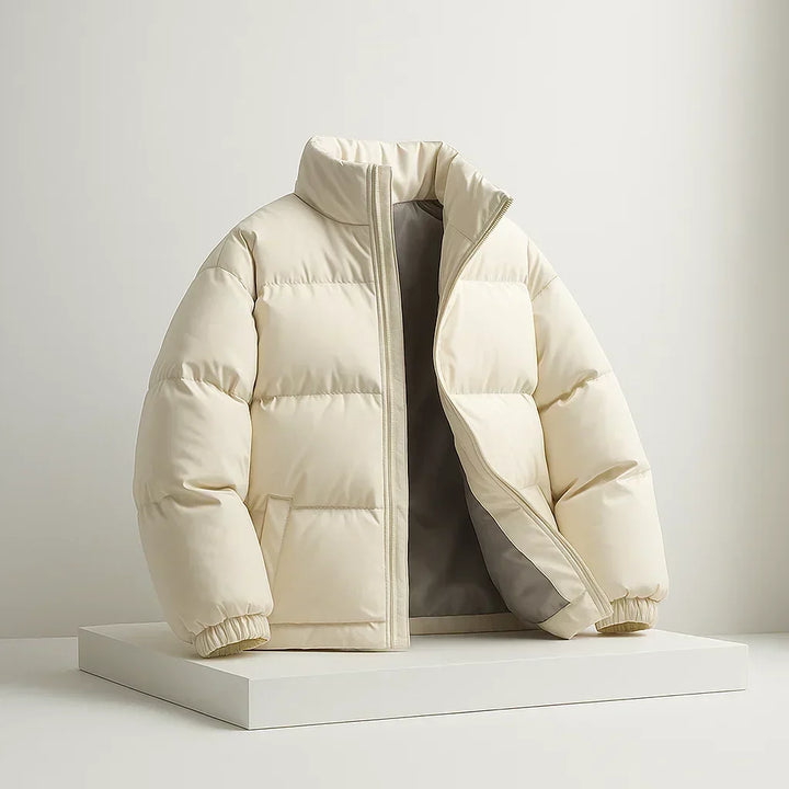 Desmond | Men's Puffer Jacket Diamond Quilting High Collar