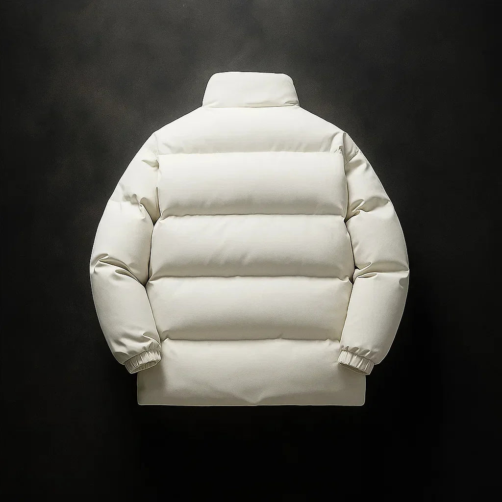 Desmond | Men's Puffer Jacket Diamond Quilting High Collar
