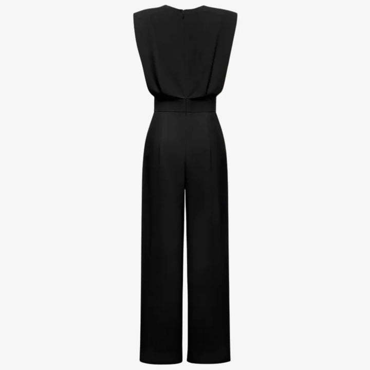 Dianne | Women's Sleeveless Pleated Jumpsuit