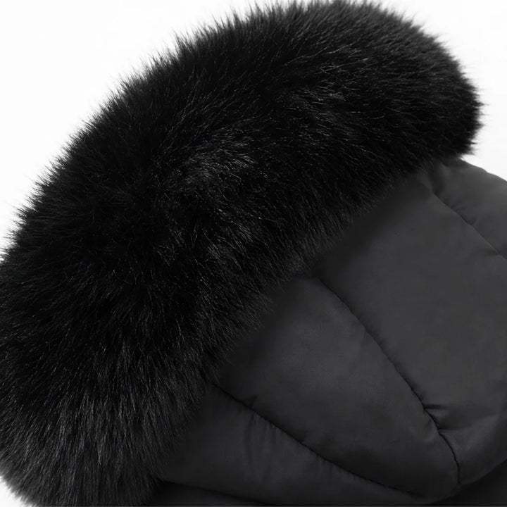 Doris | Women's Mid Length Zip Up Winter Puffer Coat