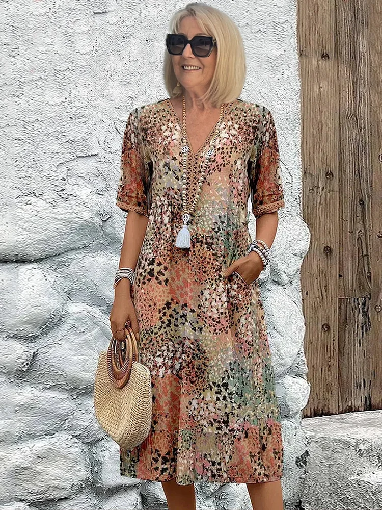Diane – Relaxed Floral Midi Dress