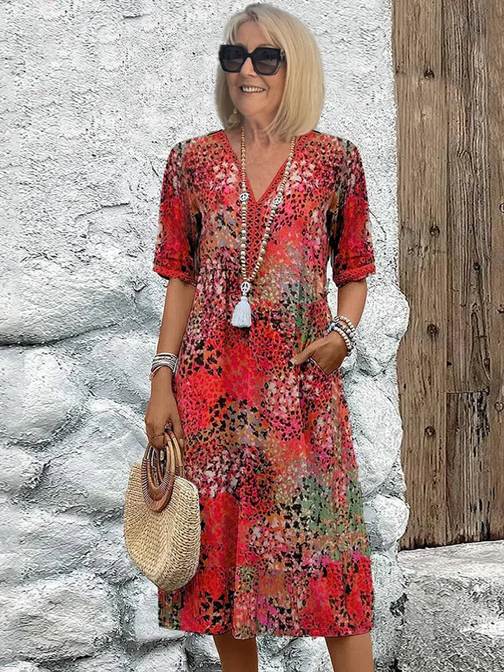 Diane – Relaxed Floral Midi Dress