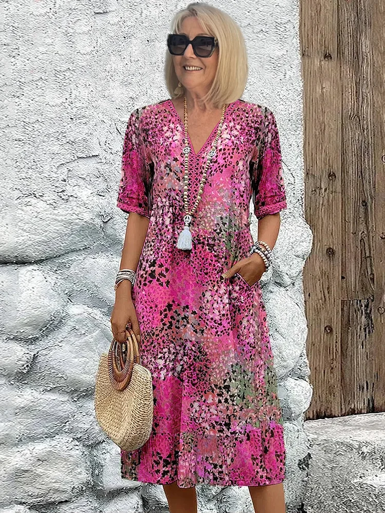 Diane – Relaxed Floral Midi Dress