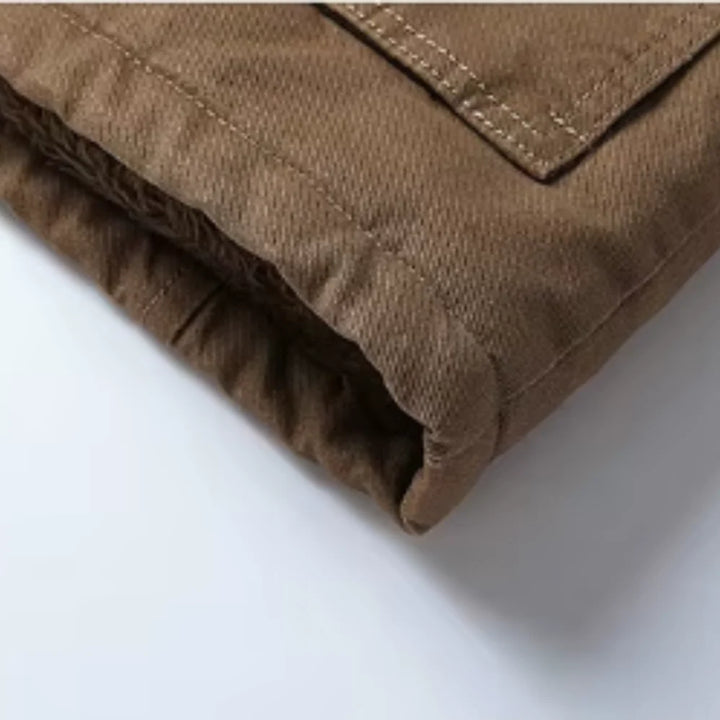Edmund | Men's Hooded Lined Zip Front Work Jacket