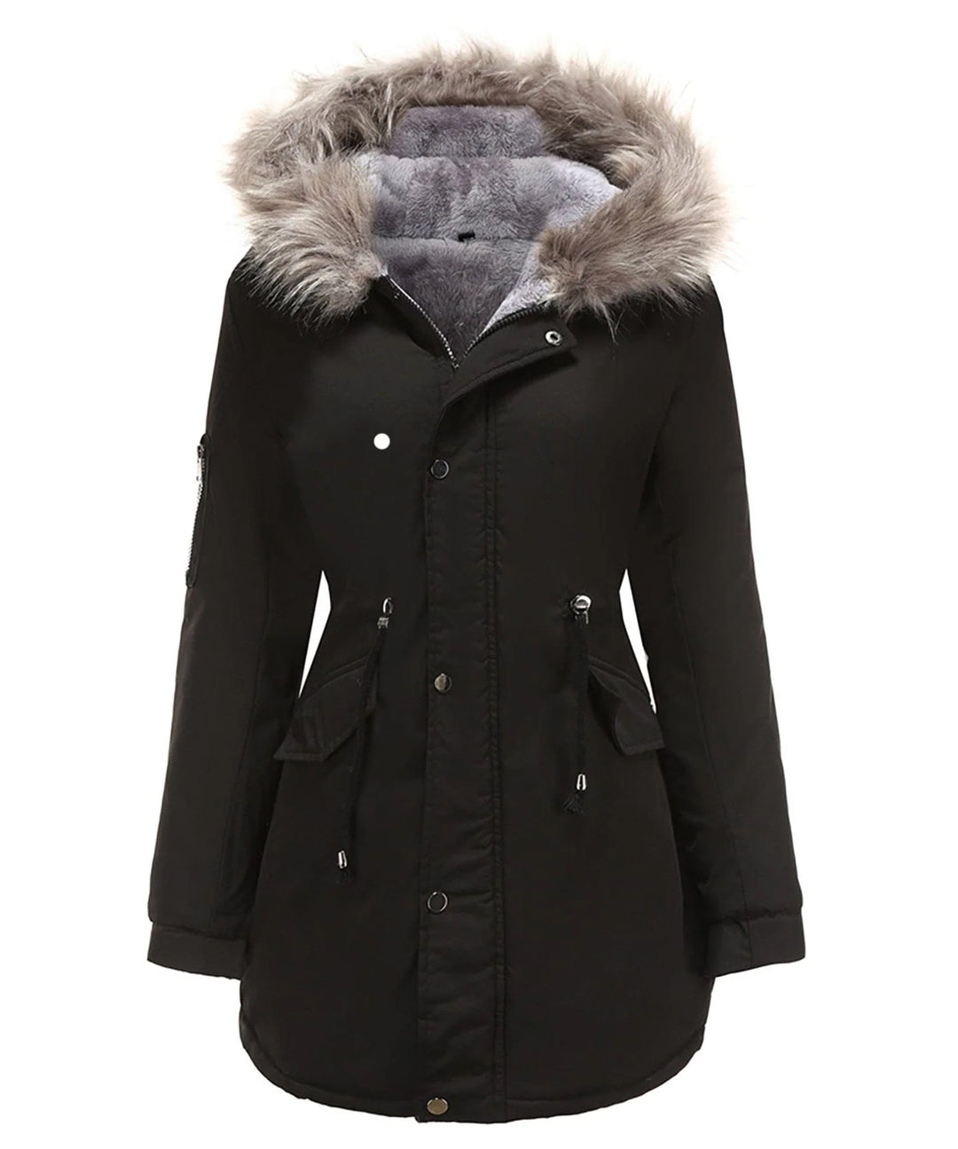 Eleanor | Women's Faux Fur Hood Fleece Lined Parka
