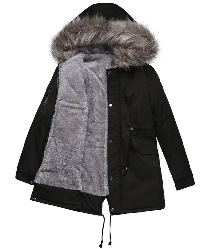 Eleanor | Women's Faux Fur Hood Fleece Lined Parka