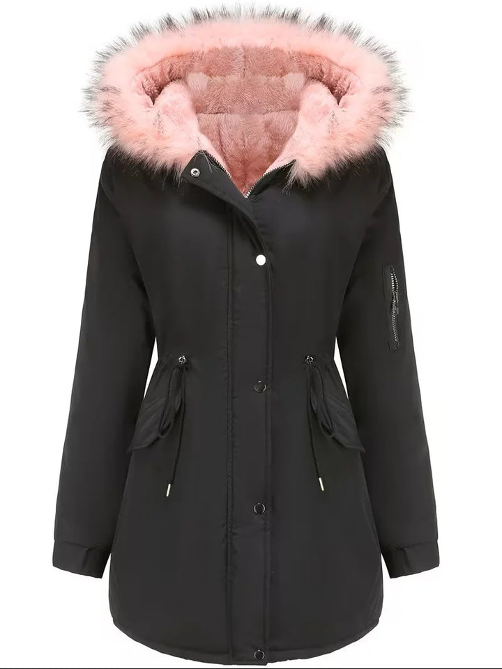 Eleanor | Women's Faux Fur Hood Fleece Lined Parka