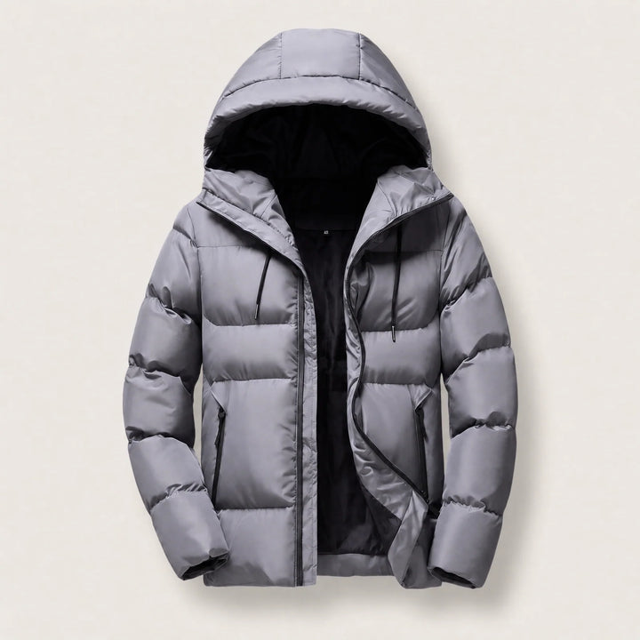 Elliot | Men's Padded Zip Front Parka Coat