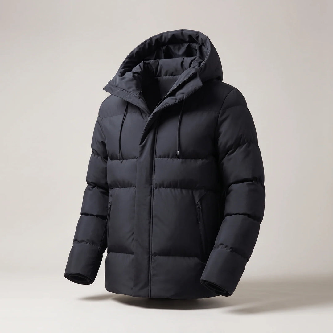 Elliot | Men's Padded Zip Front Parka Coat