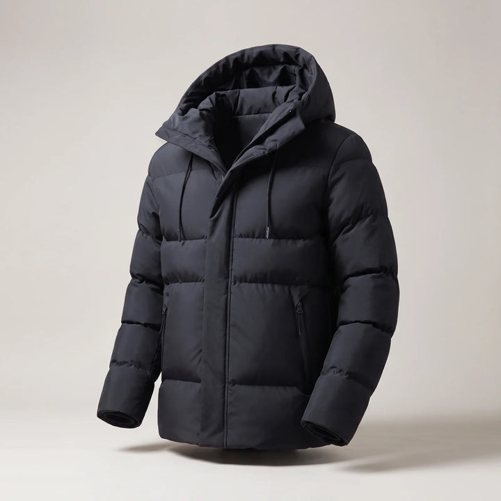 Elliot | Men's Padded Zip Front Parka Coat