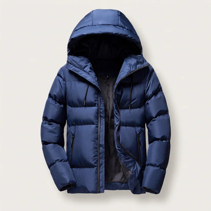 Elliot | Men's Padded Zip Front Parka Coat