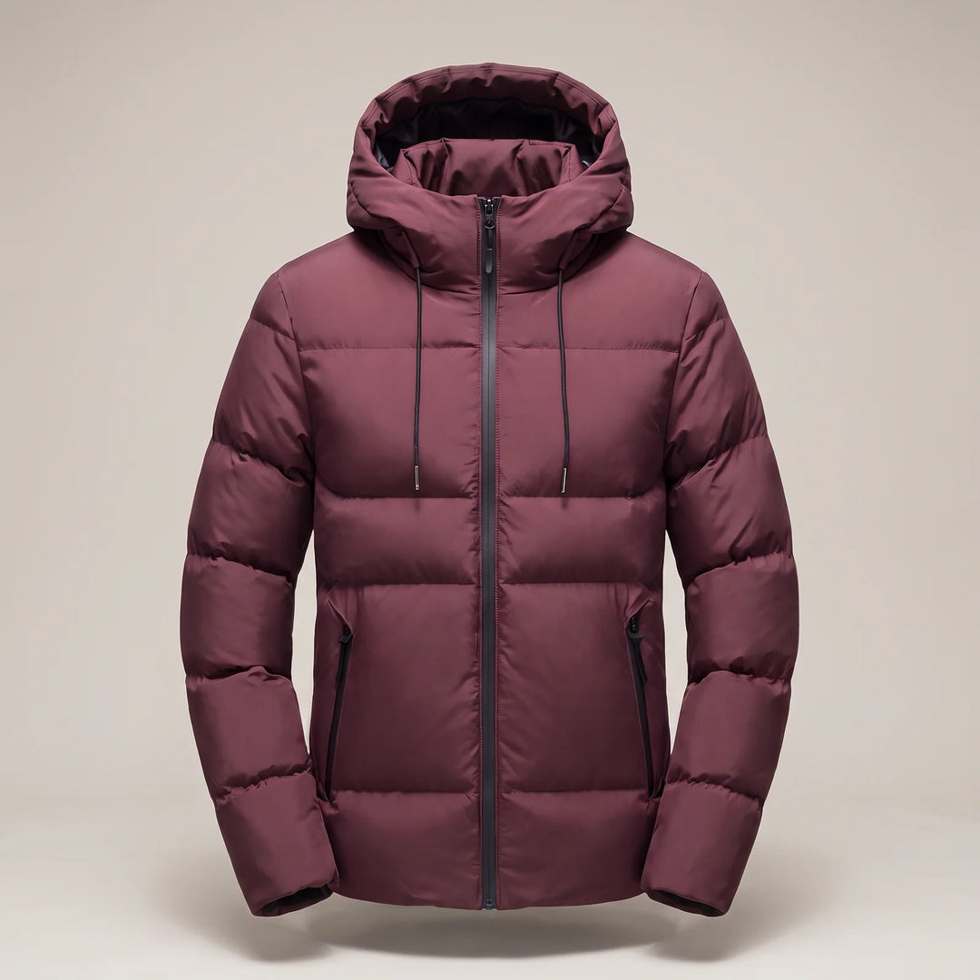 Elliot | Men's Padded Zip Front Parka Coat
