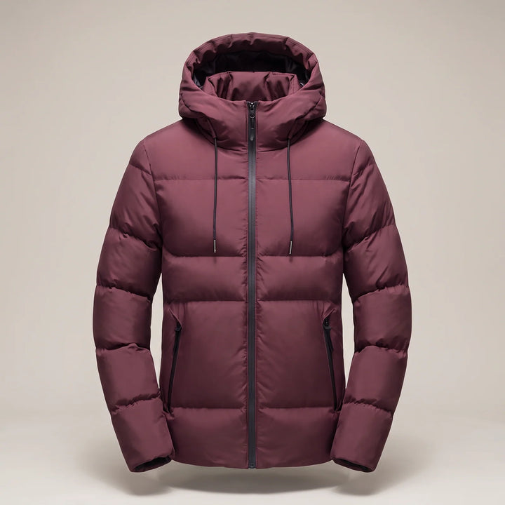 Elliot | Men's Padded Zip Front Parka Coat