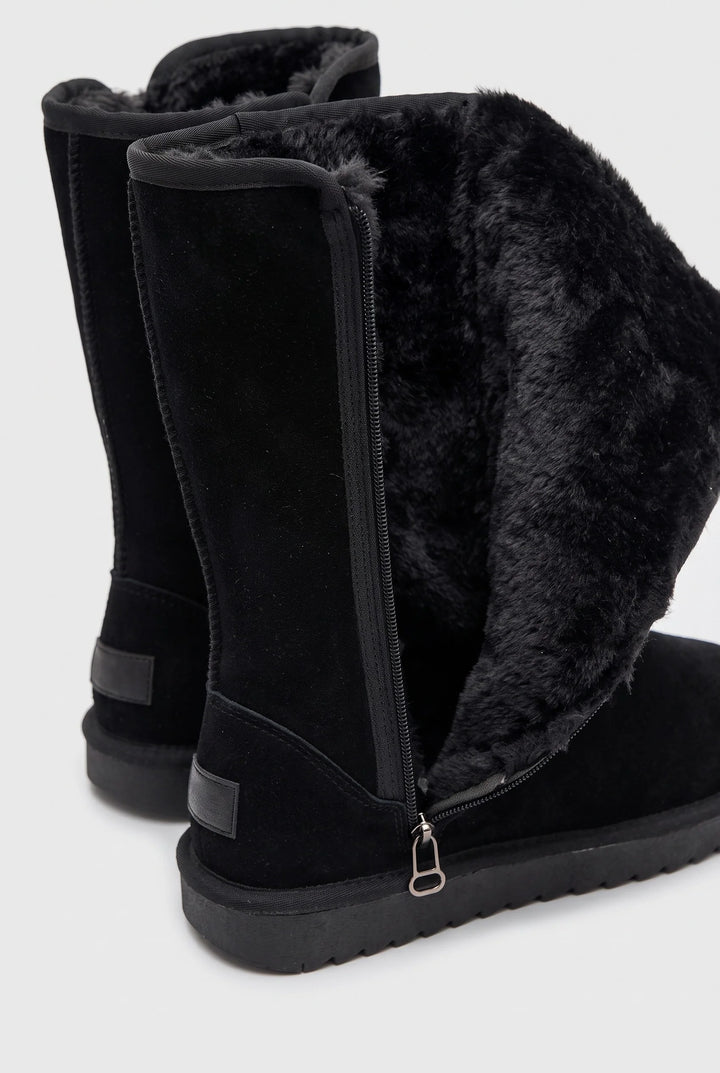 Elsie | Women's Tall Faux Fur Lined Warm Winter Boots