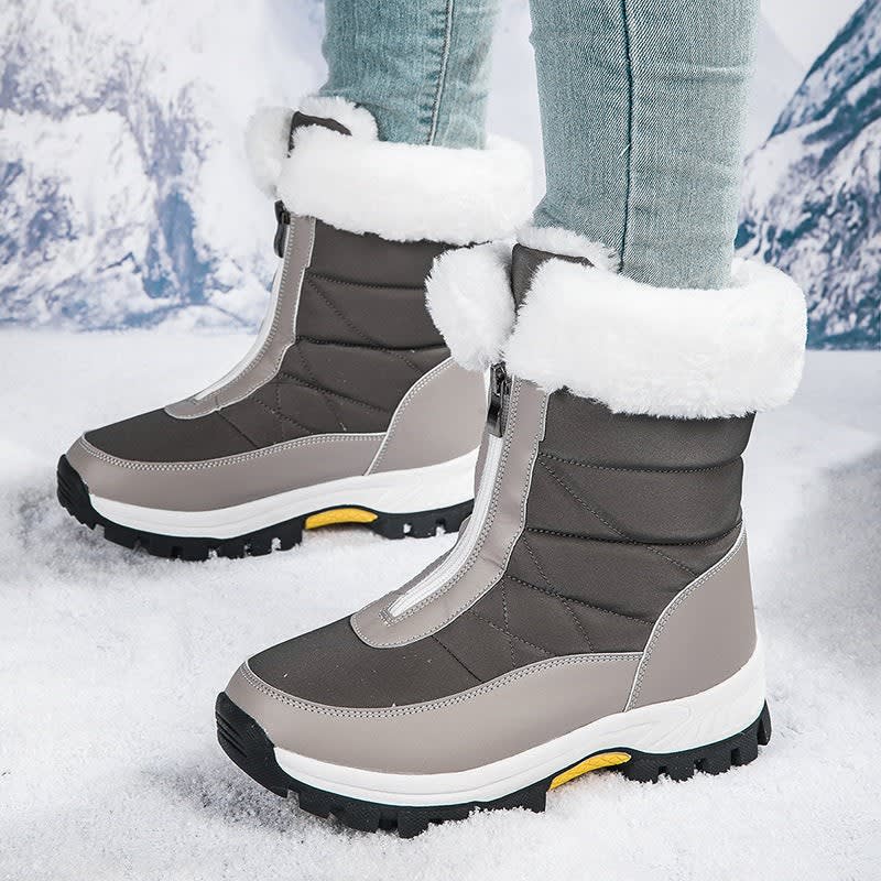 Elspeth | Women's Lined Zip Front Snow Boots