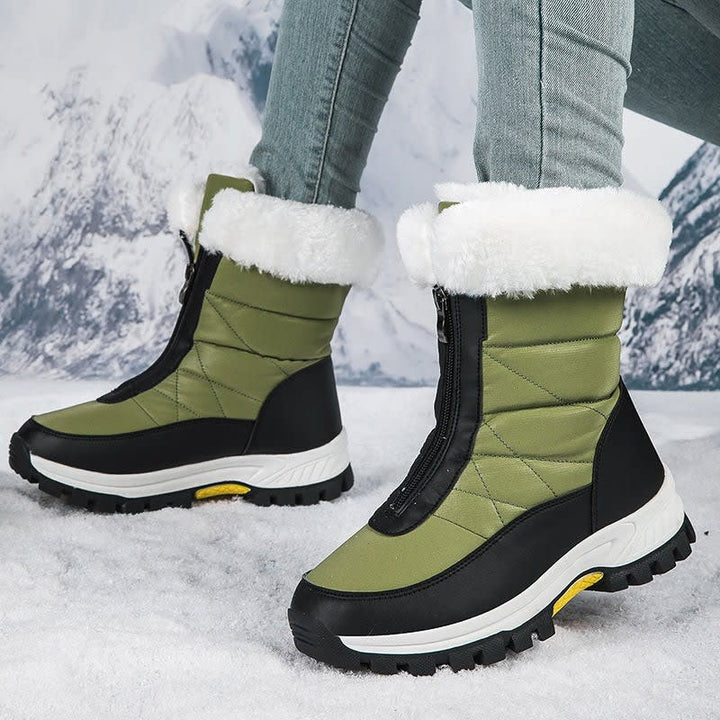 Elspeth | Women's Lined Zip Front Snow Boots