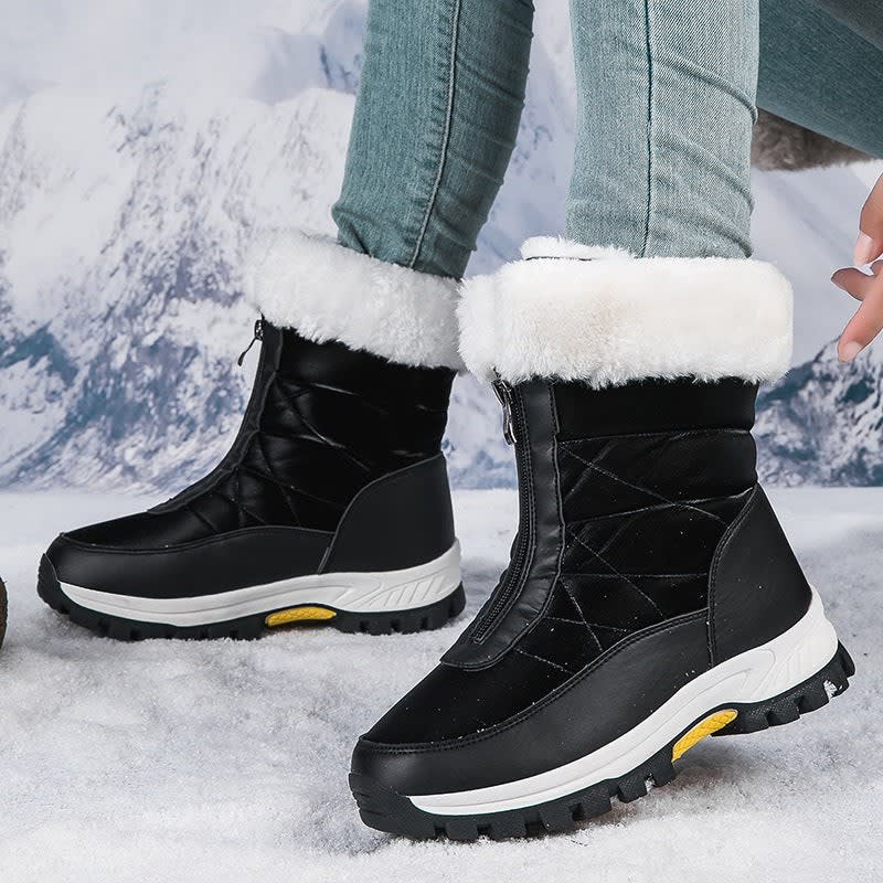 Elspeth | Women's Lined Zip Front Snow Boots
