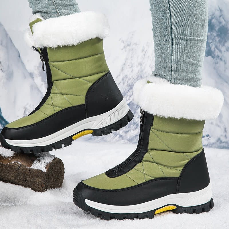 Elspeth | Women's Lined Zip Front Snow Boots