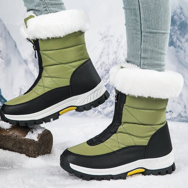Elspeth | Women's Lined Zip Front Snow Boots