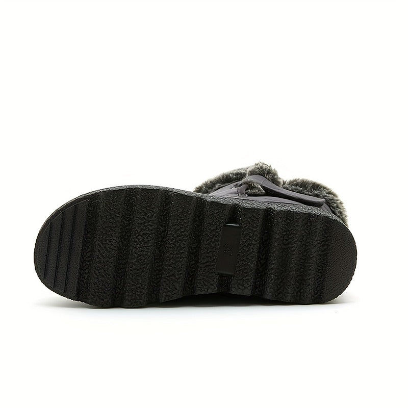 Greta | Cozy Fur-Trimmed Winter Snow Boots