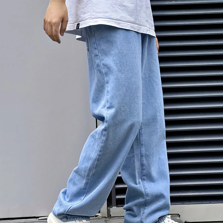 Ethan | Men's Relaxed Wide-Leg Jeans