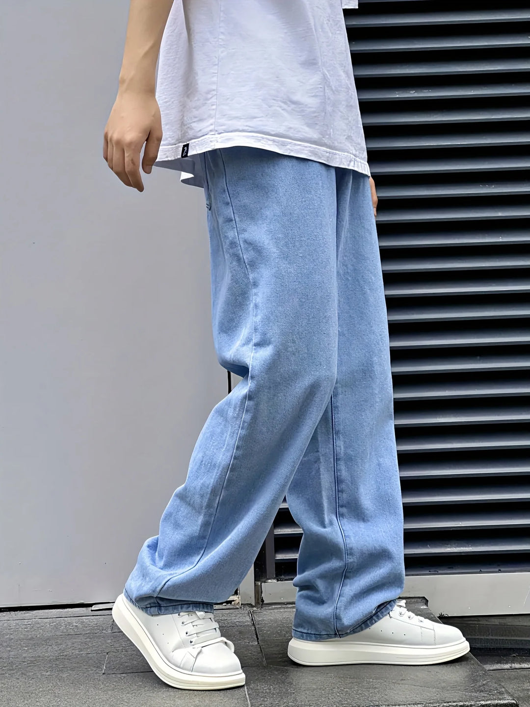 Ethan | Men's Relaxed Wide-Leg Jeans