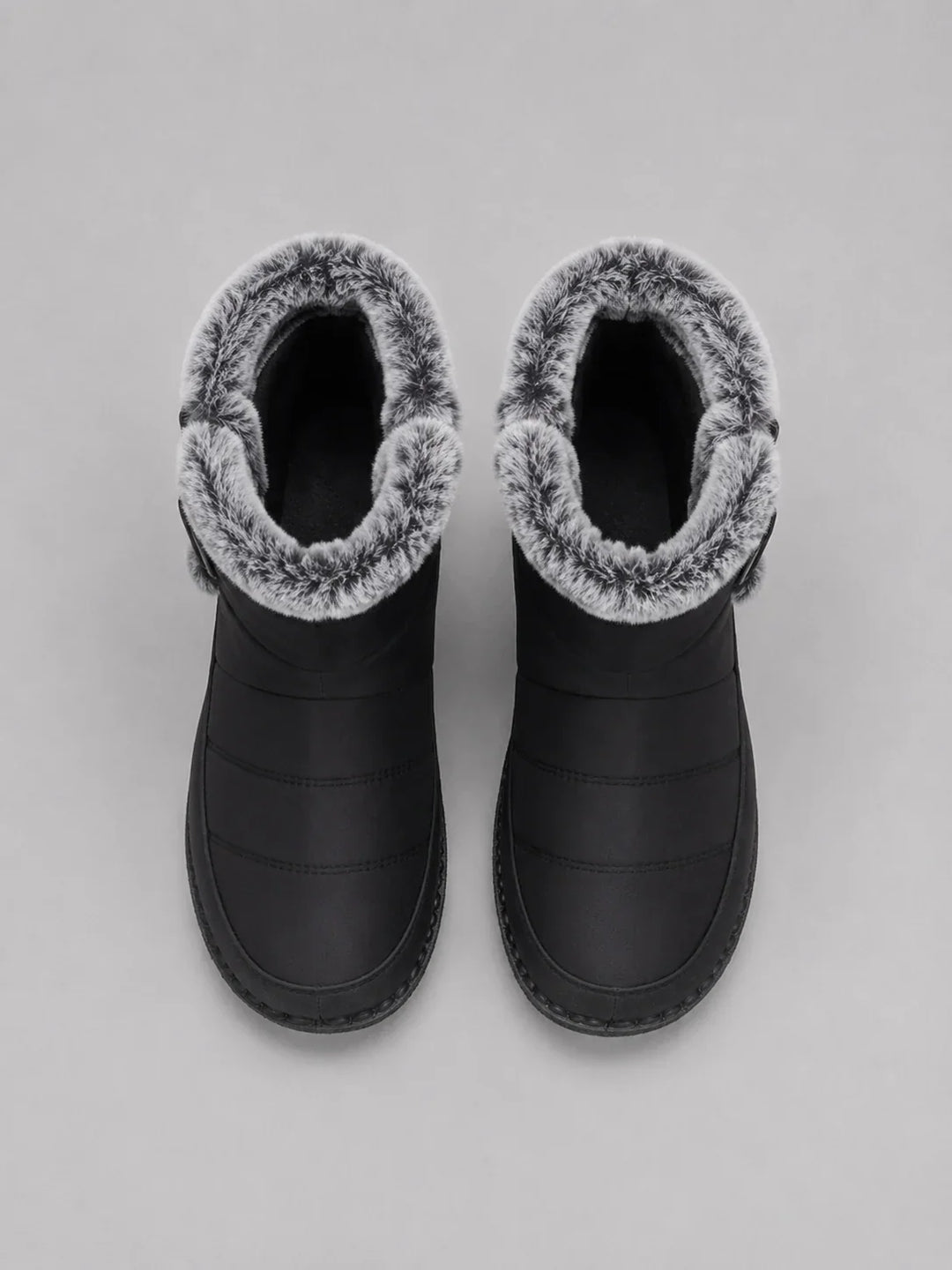 Ethel | Women's Faux Fur Lined Quilted Winter Boots
