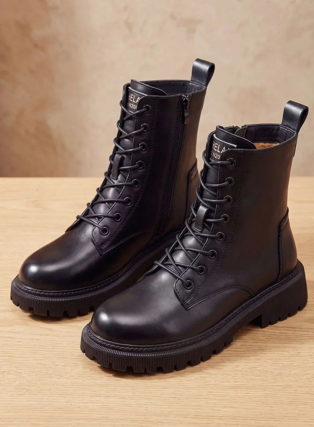 Freya | Women's Lined Lace Up Platform Boots