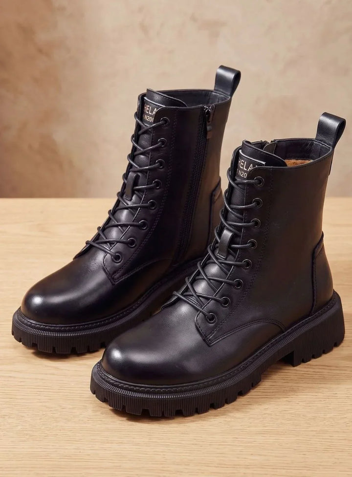 Freya | Women's Lined Lace Up Platform Boots