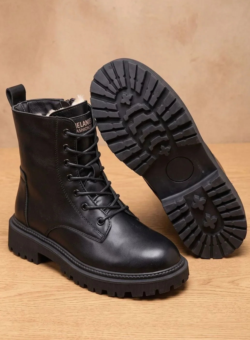 Freya | Women's Lined Lace Up Platform Boots
