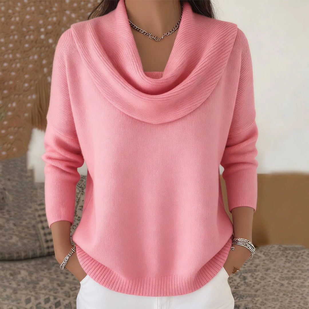 Geneviève | Women's Cowl Neck Sweater