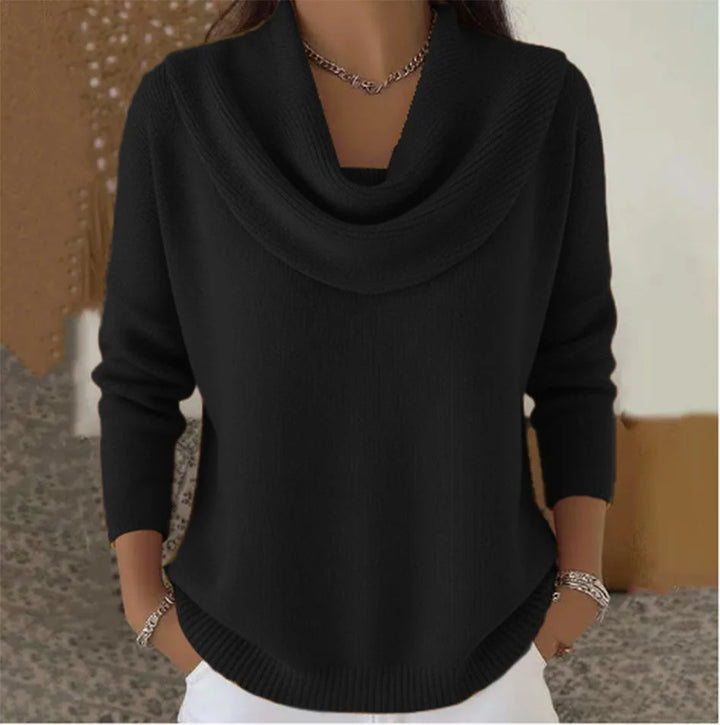 Geneviève | Women's Cowl Neck Sweater