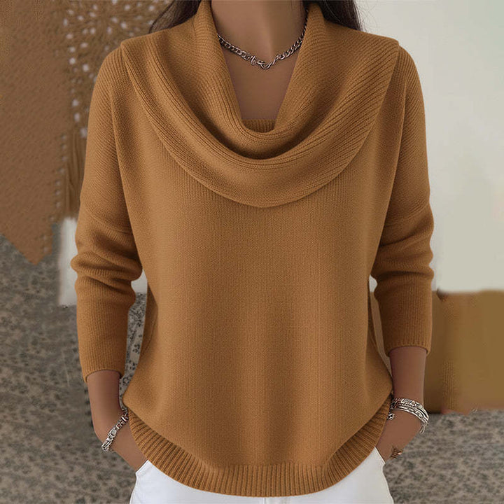 Geneviève | Women's Cowl Neck Sweater