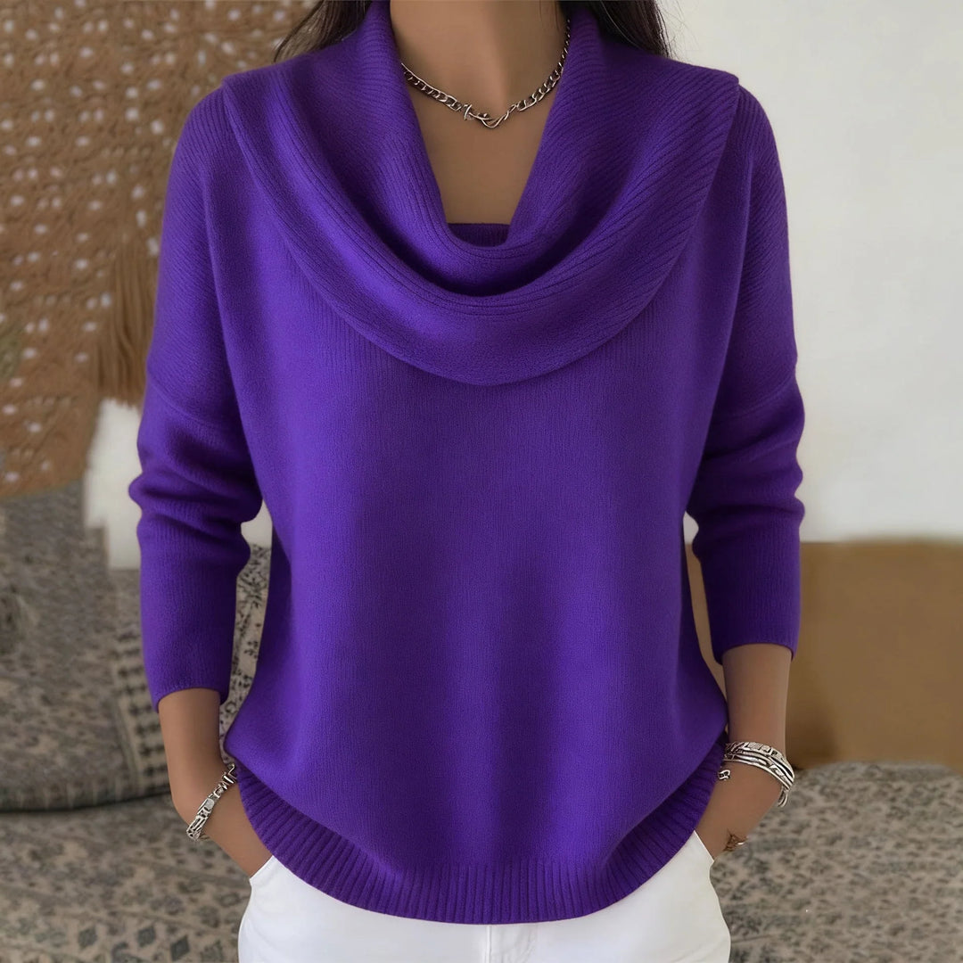 Geneviève | Women's Cowl Neck Sweater