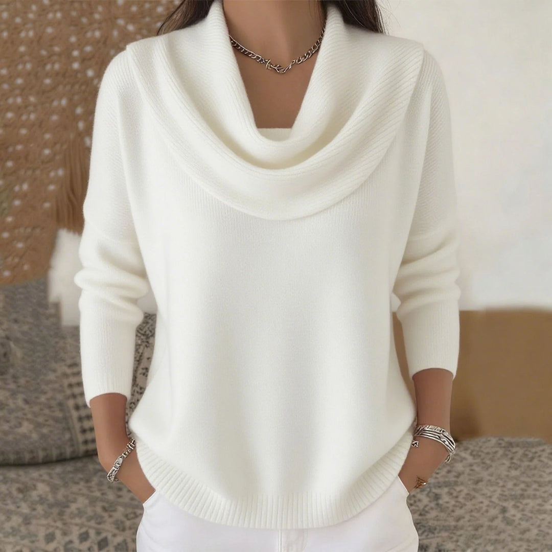 Geneviève | Women's Cowl Neck Sweater