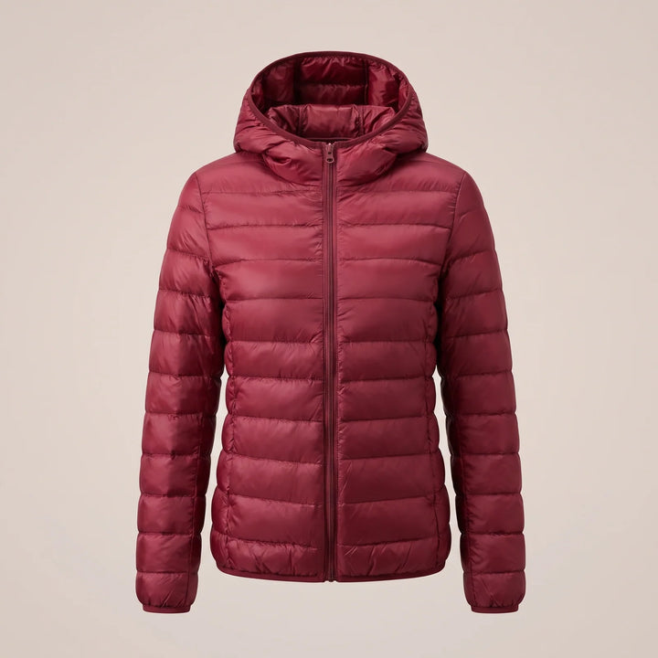 Gina | Women's Relaxed Zip Up Hooded Puffer Jacket