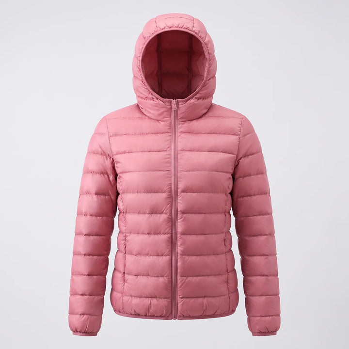 Gina | Women's Relaxed Zip Up Hooded Puffer Jacket