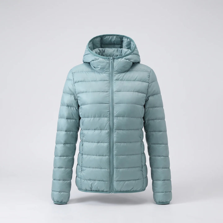 Gina | Women's Relaxed Zip Up Hooded Puffer Jacket