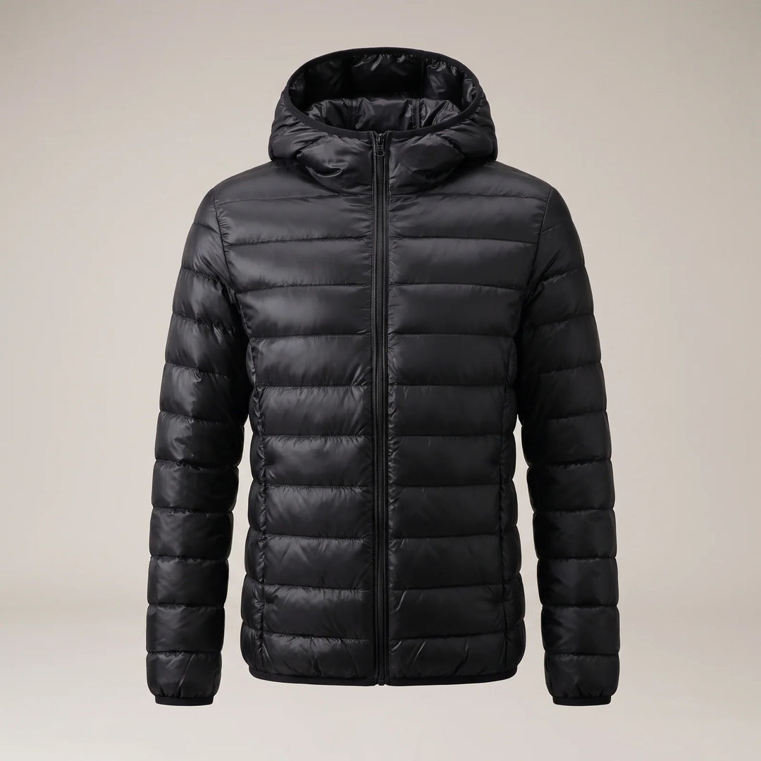 Gina | Women's Relaxed Zip Up Hooded Puffer Jacket