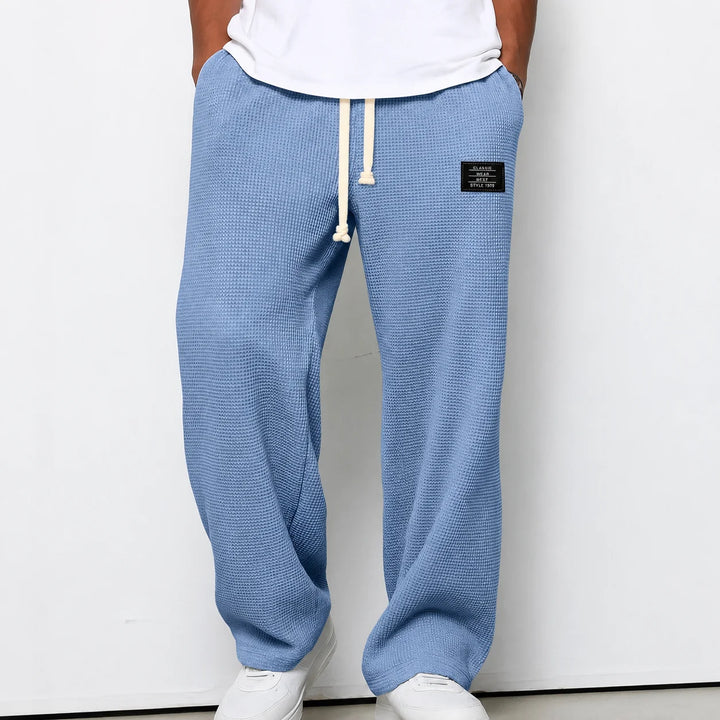 Ginette | Men's Relaxed Wide-Leg Drawstring Pants