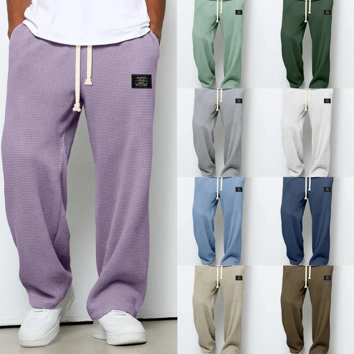 Ginette | Men's Relaxed Wide-Leg Drawstring Pants