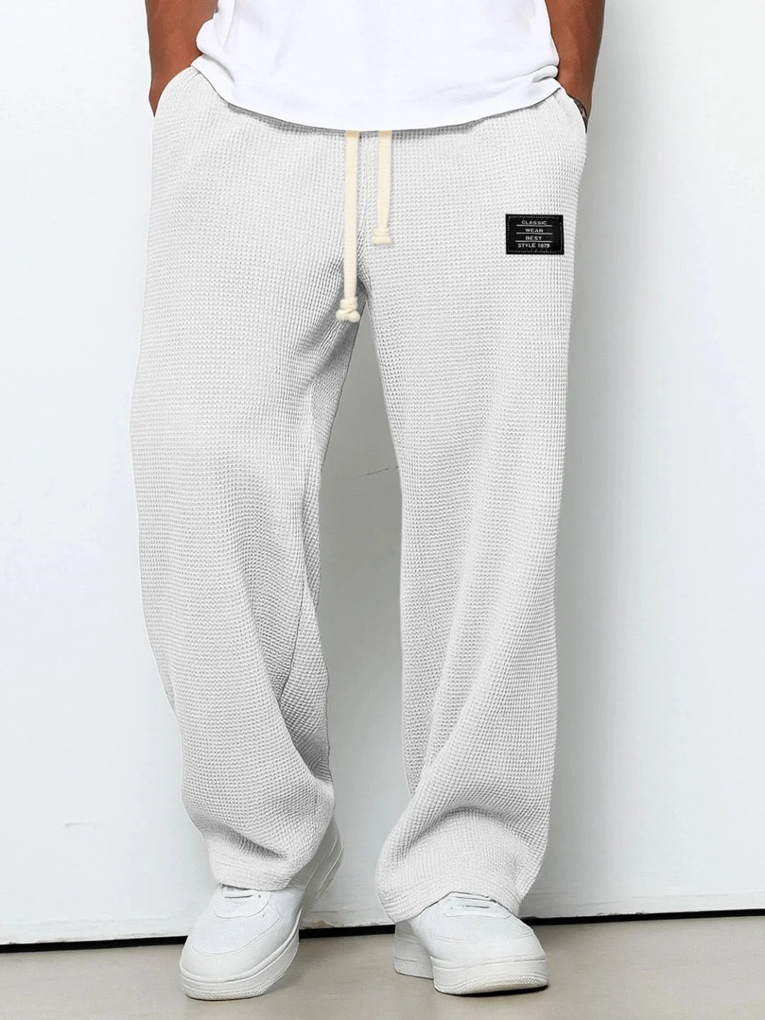 Ginette | Men's Relaxed Wide-Leg Drawstring Pants