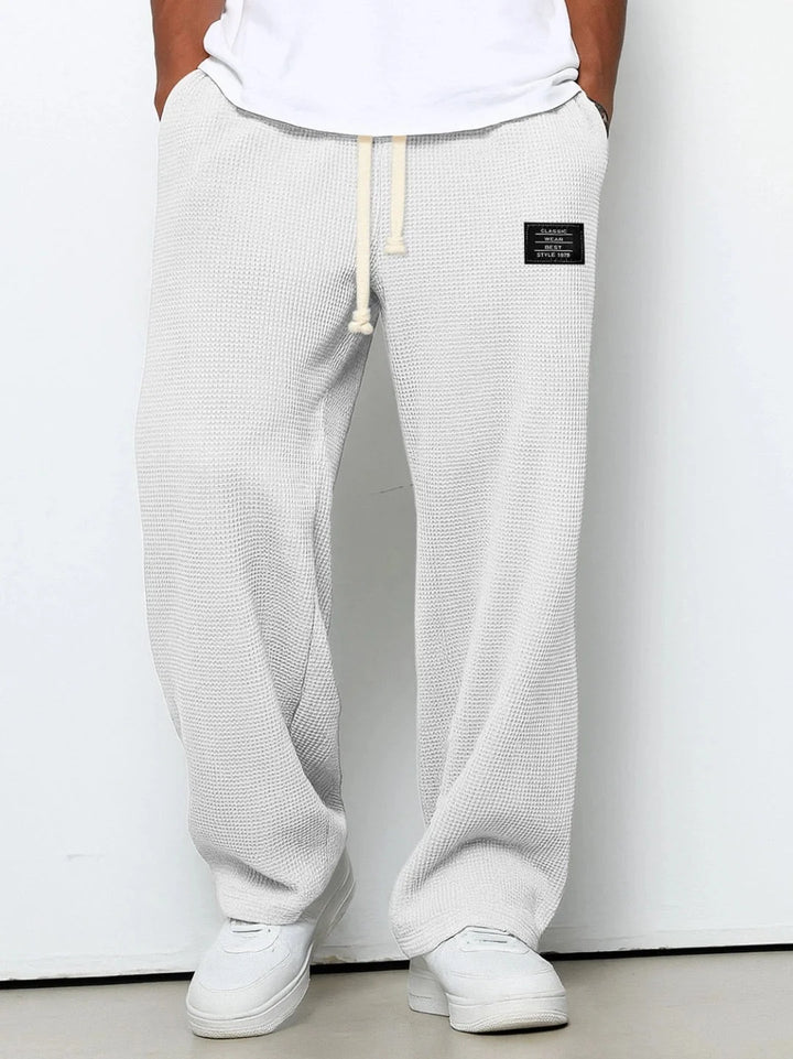 Ginette | Men's Relaxed Wide-Leg Drawstring Pants