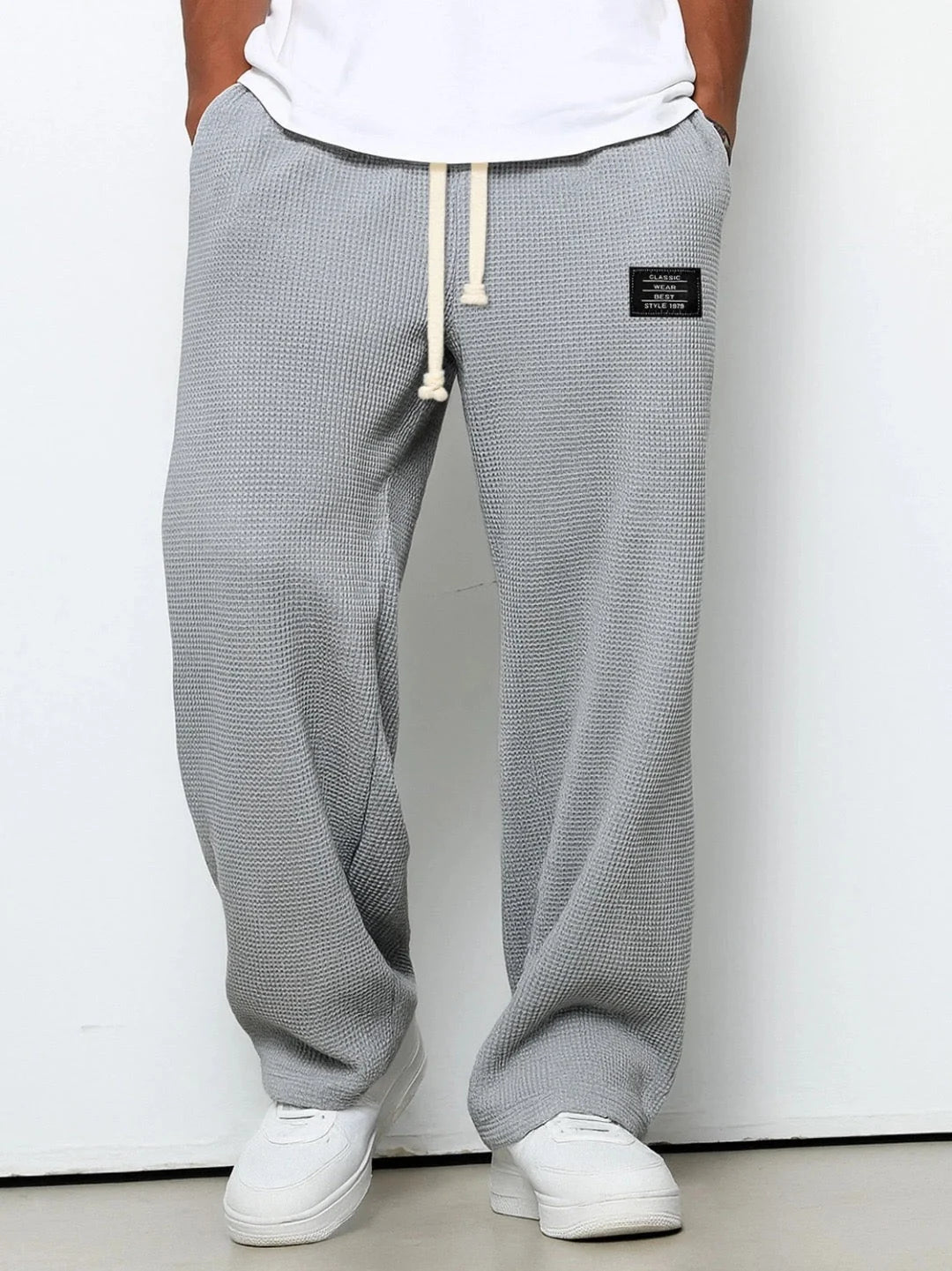 Ginette | Men's Relaxed Wide-Leg Drawstring Pants