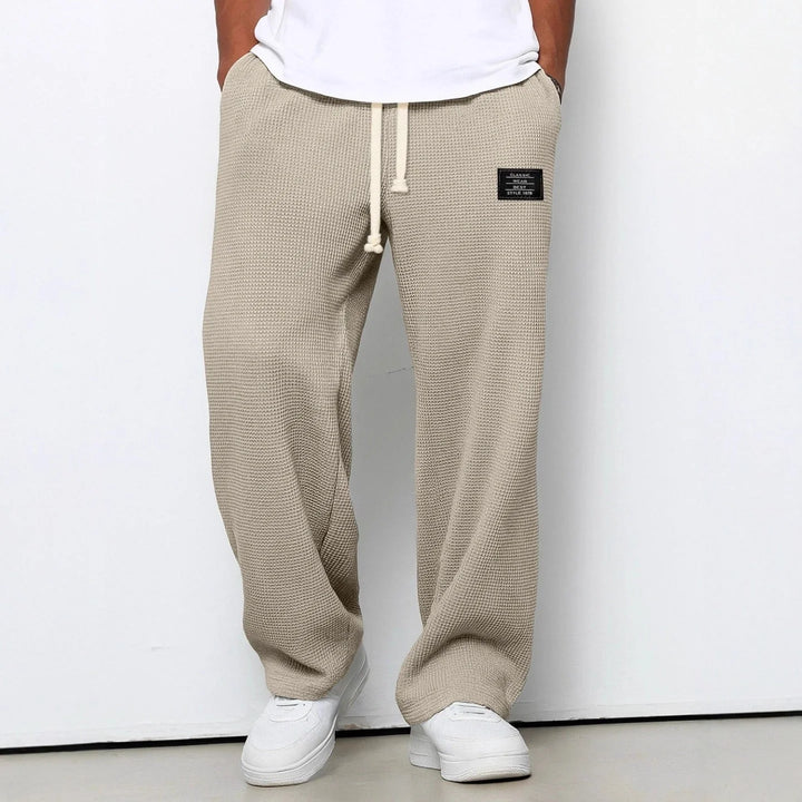 Ginette | Men's Relaxed Wide-Leg Drawstring Pants