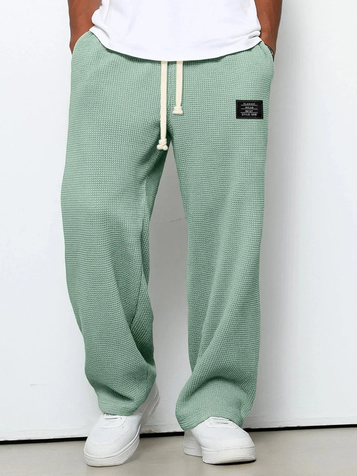 Ginette | Men's Relaxed Wide-Leg Drawstring Pants
