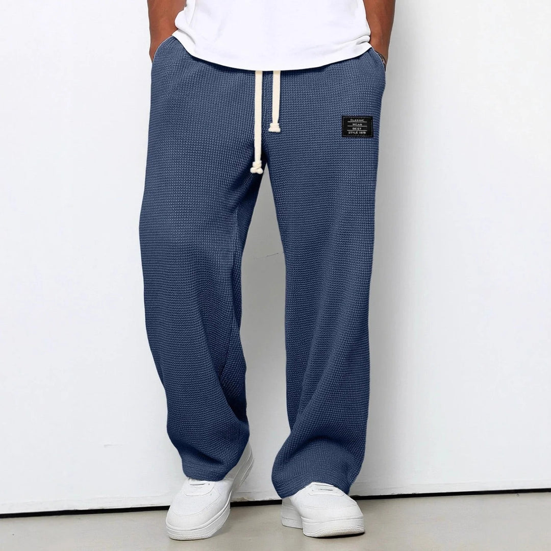 Ginette | Men's Relaxed Wide-Leg Drawstring Pants